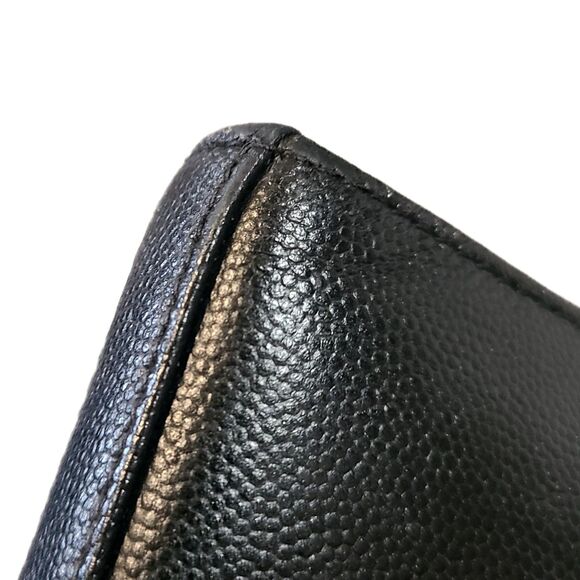 Saint Laurent *New Style* Black Top Grain Leather Long Continental Zippy Wallet - Picture 3 of 10
